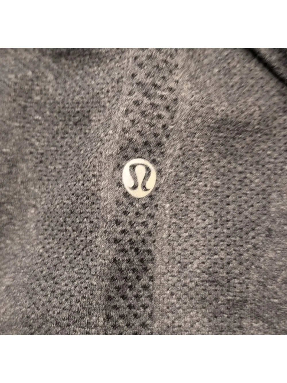 Lululemon Run: Swiftly Tech 1/2 Zip heathered Black (Grey)